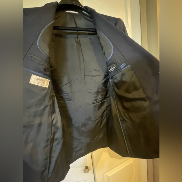 ARMANI COLLEZIONI MEN’S SUIT / EUR 48 / NAVY / MADE IN ITALY - Picture 9 of 10